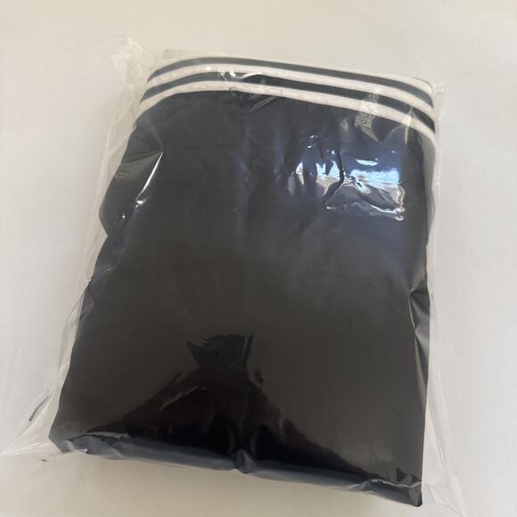 Vintage Adidas Track Pants Mens Large Black Windbreaker Training Y2K 90s Retro - Picture 12 of 12